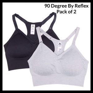 90 Degree By Reflex Seamless Bra Tops Pack of 2